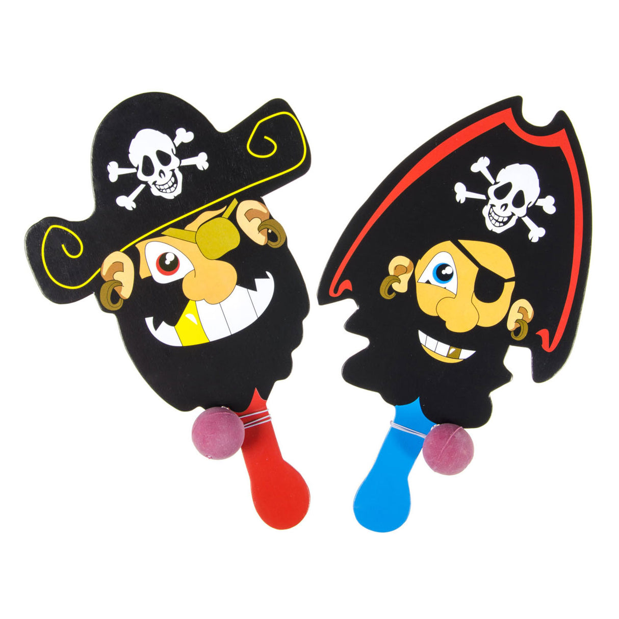 Raquette Duckiez avec balle sur cordage pirate