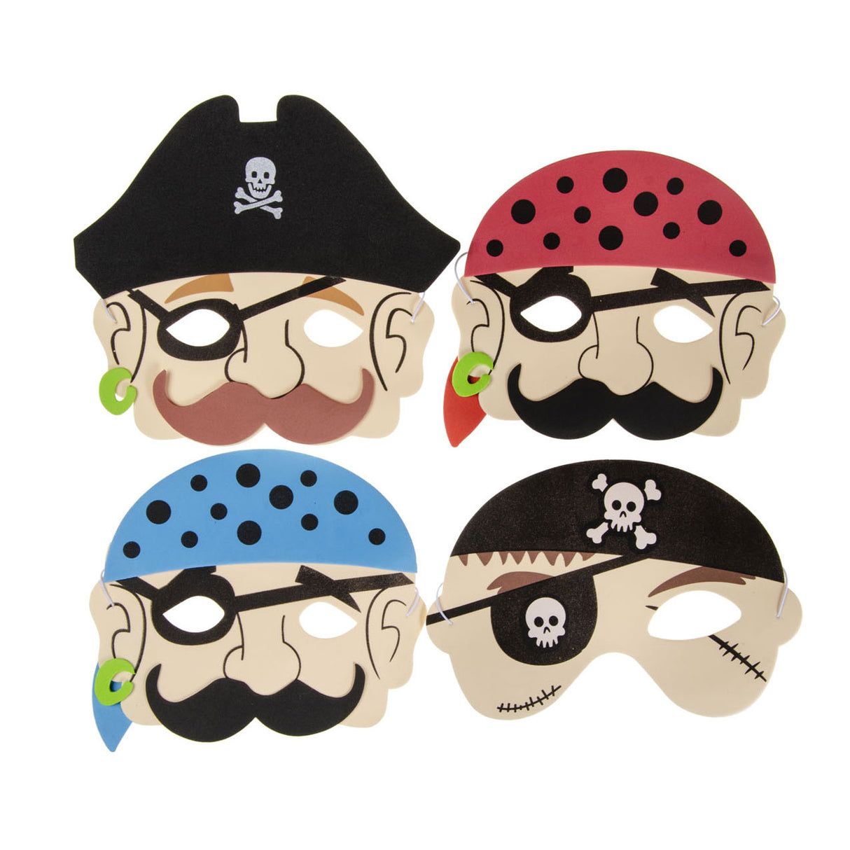 Masque en mousse Duckiez pirate