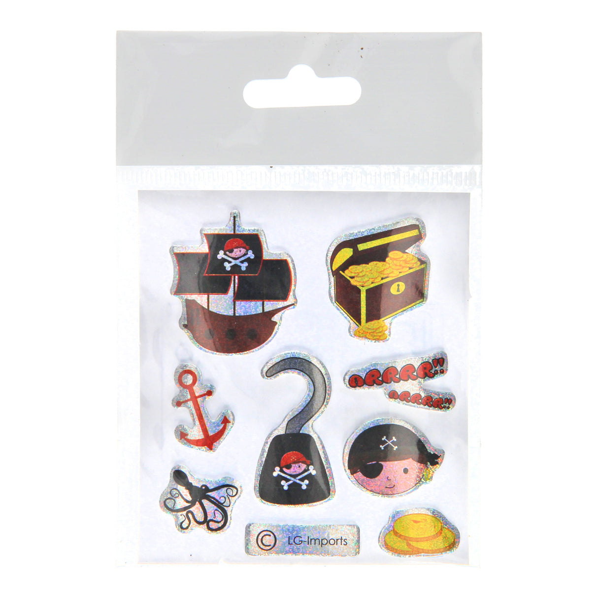 Duckiez autocollants pirates scintillants
