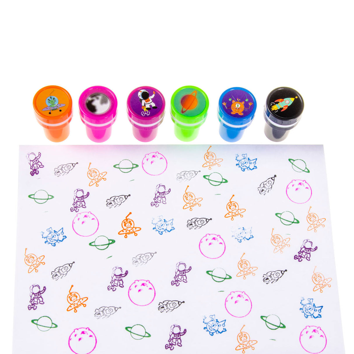 Timbre de voyage spatial Duckiez