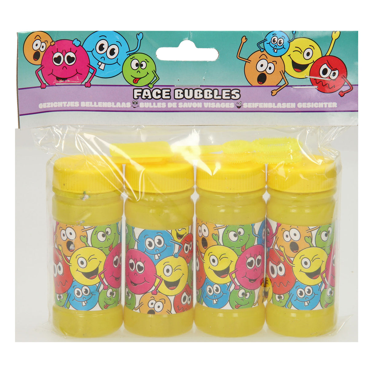 Duckiez bulle soufflant visage souriant, 4x50ml