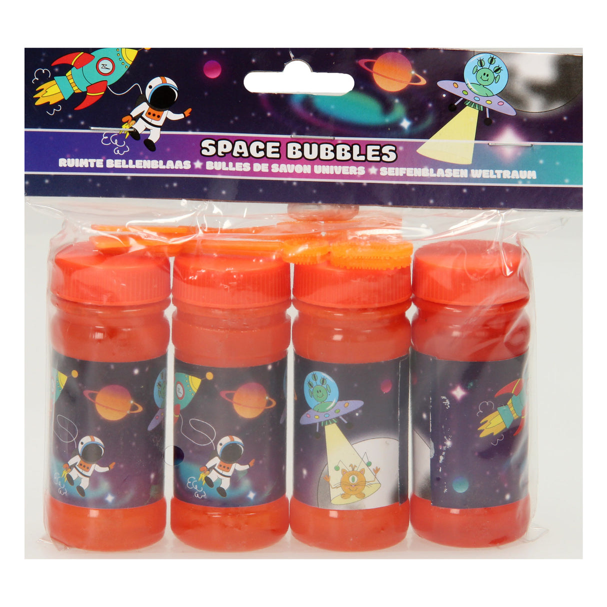 Souffleur de bulles spatiales Duckiez, 4x50ml