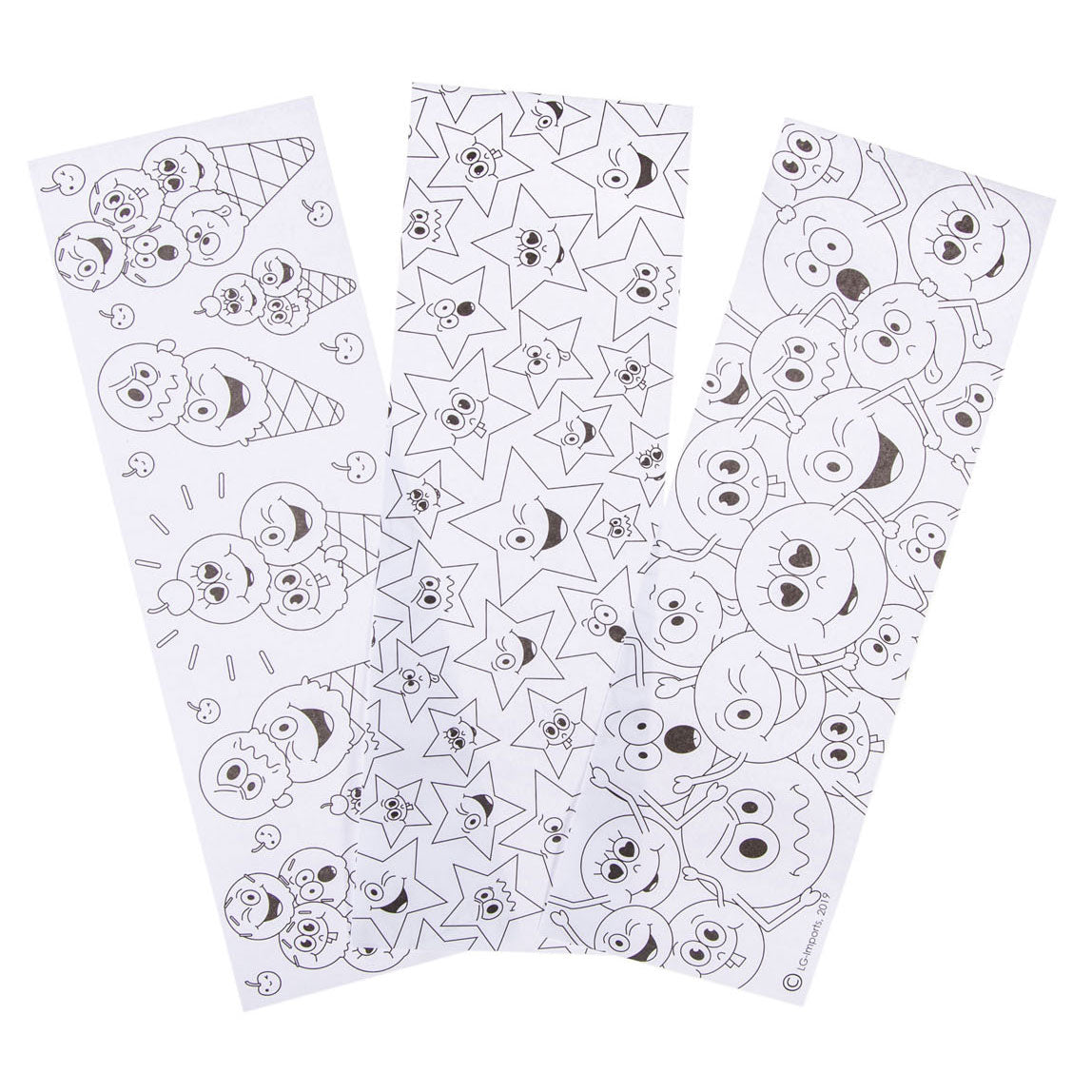 Duckiez colorie ta propre tasse smiley 10 cm | 24 pièces
