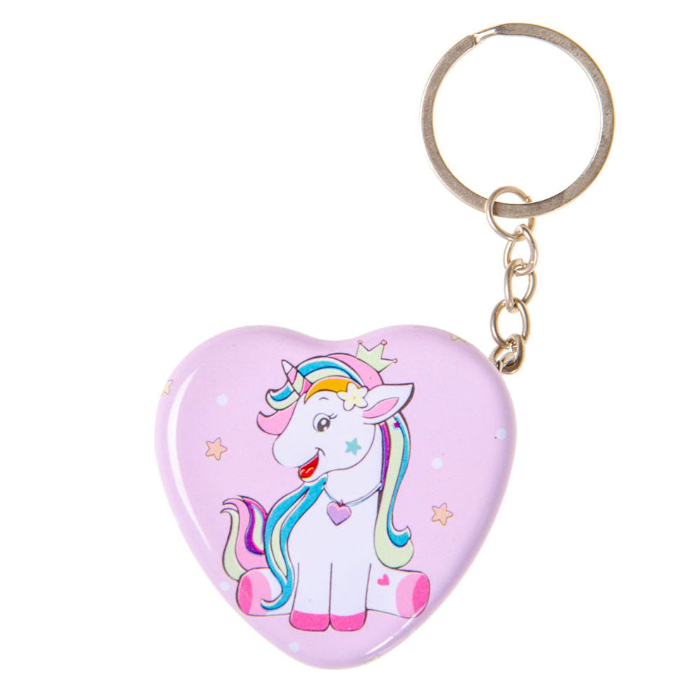 Duckiez porte-clés coeur licorne