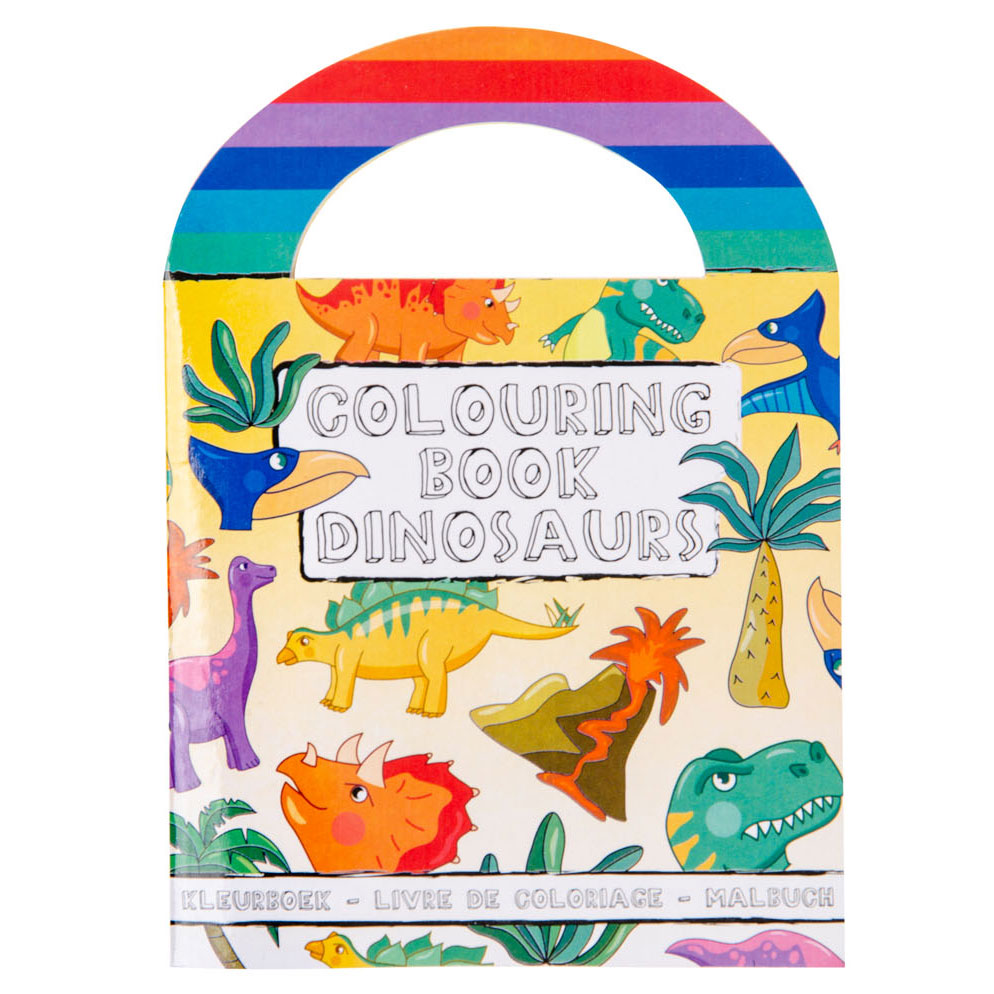 Livre de coloriage Duckiez avec des autocollants de dinosaures