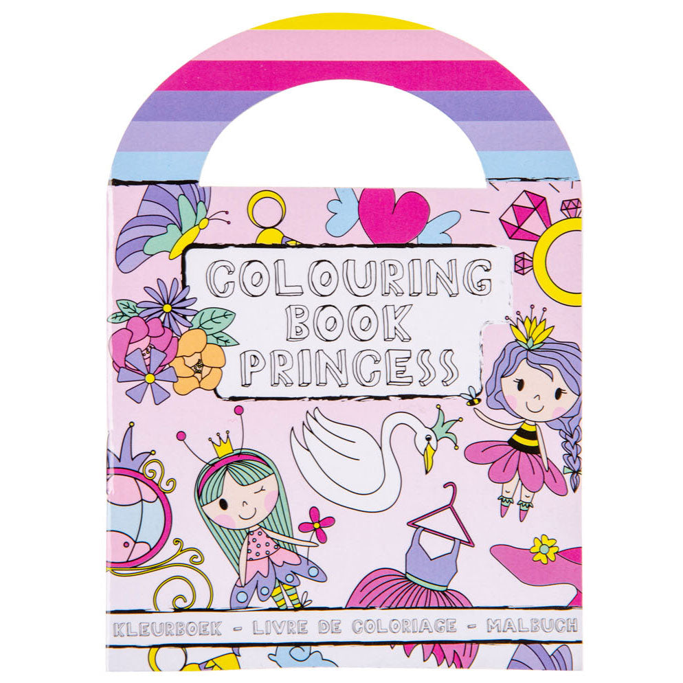 Livre de coloriage Duckiez avec autocollants princesse
