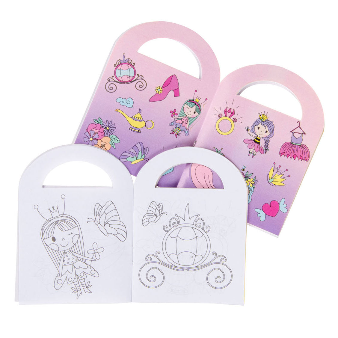 Livre de coloriage Duckiez avec autocollants princesse