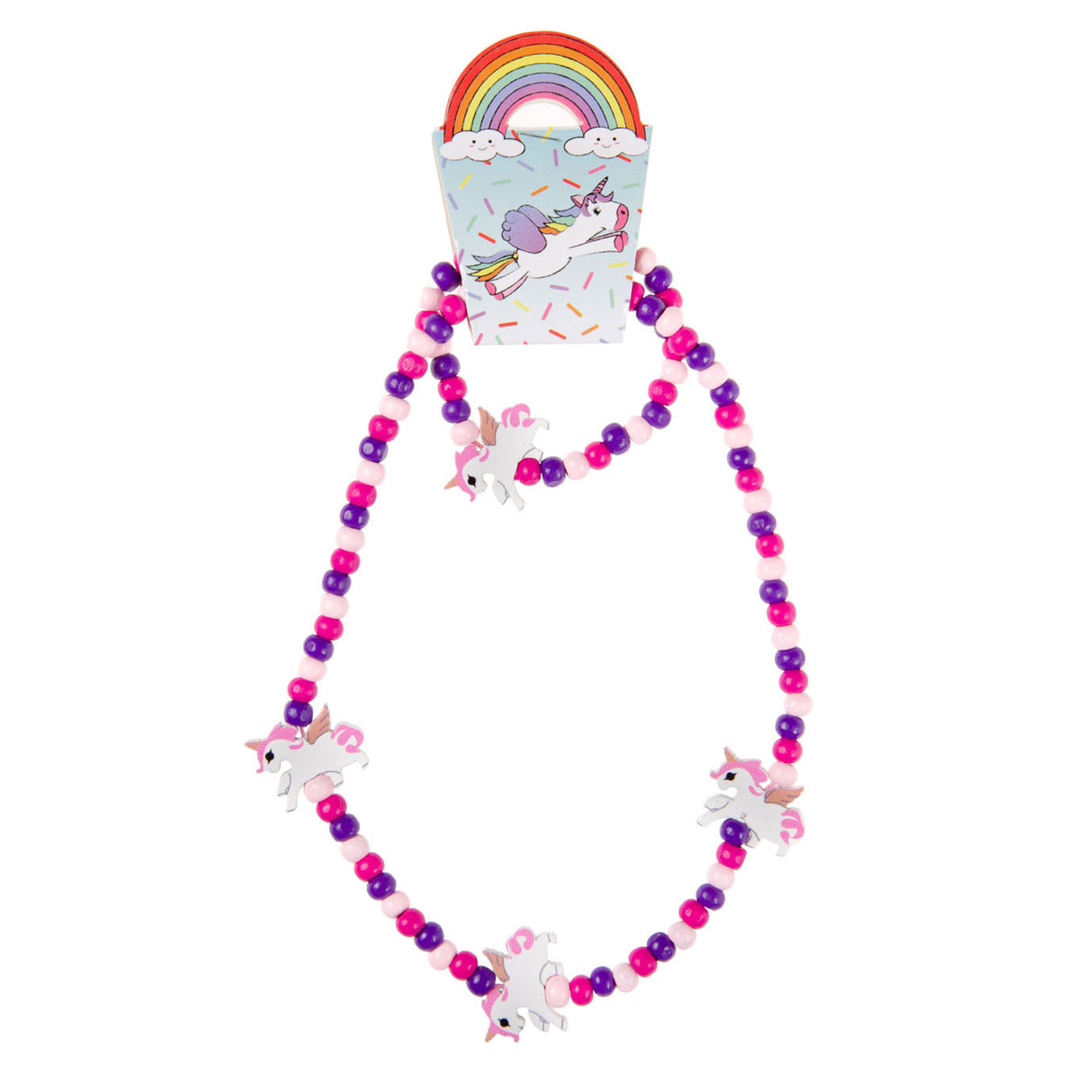 Collier et bracelet en bois Duckiez licorne