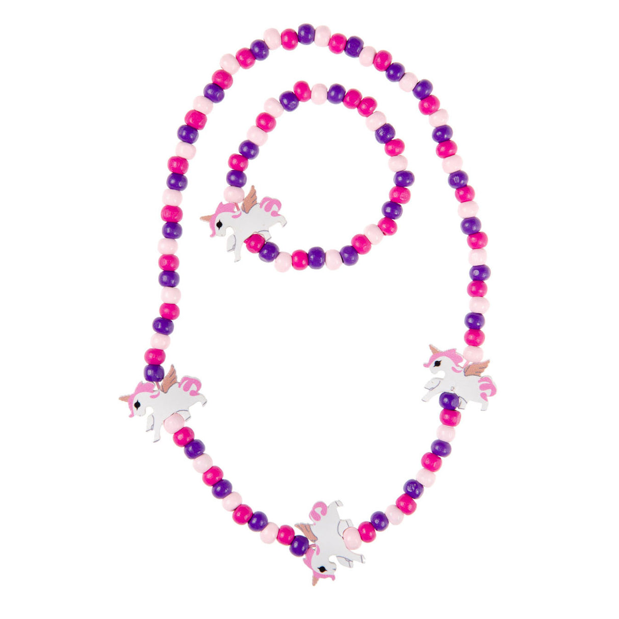 Collier et bracelet en bois Duckiez licorne