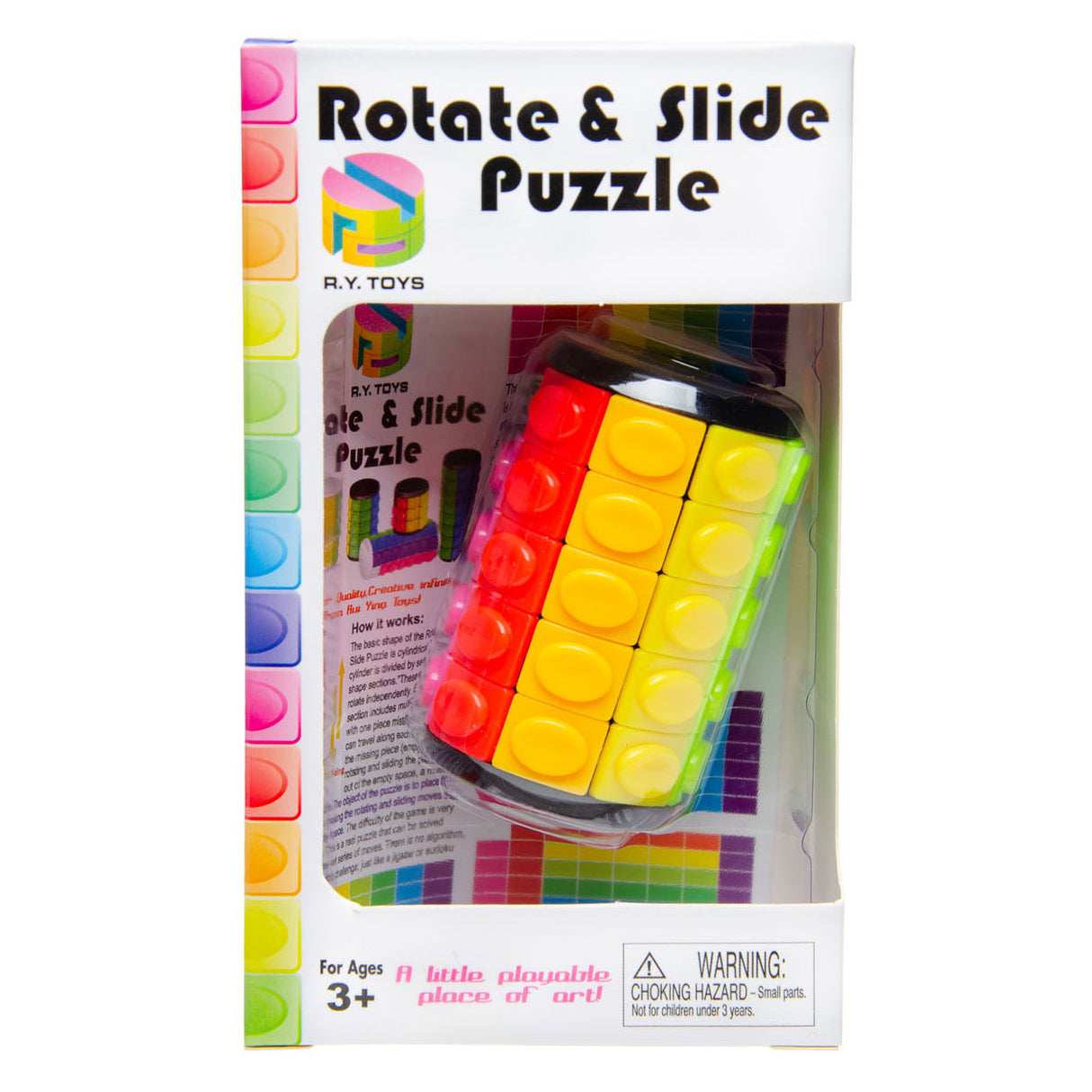 Puzzle du cylindre coloré