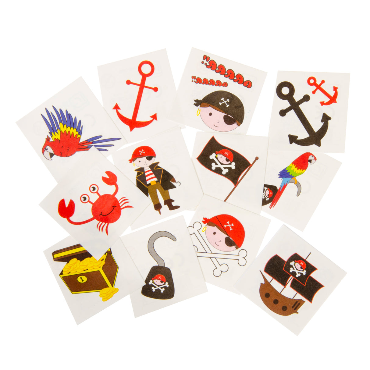 Duckiez tatouages pirate, 12 pcs.