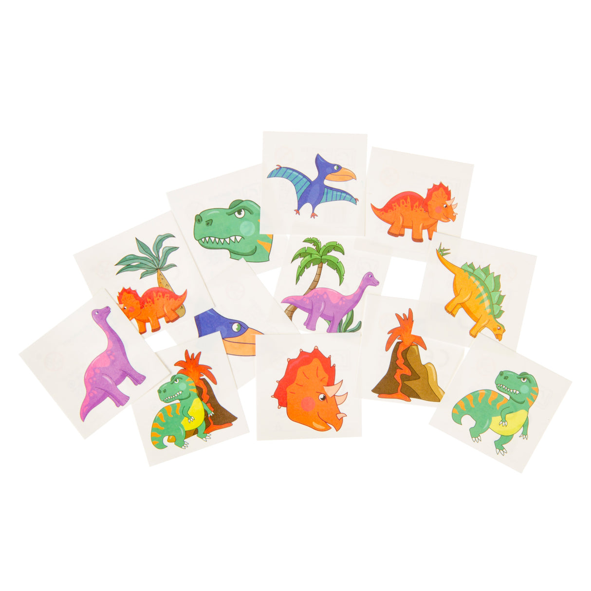 LG-importations tatouages dinosaure, 12 pcs.