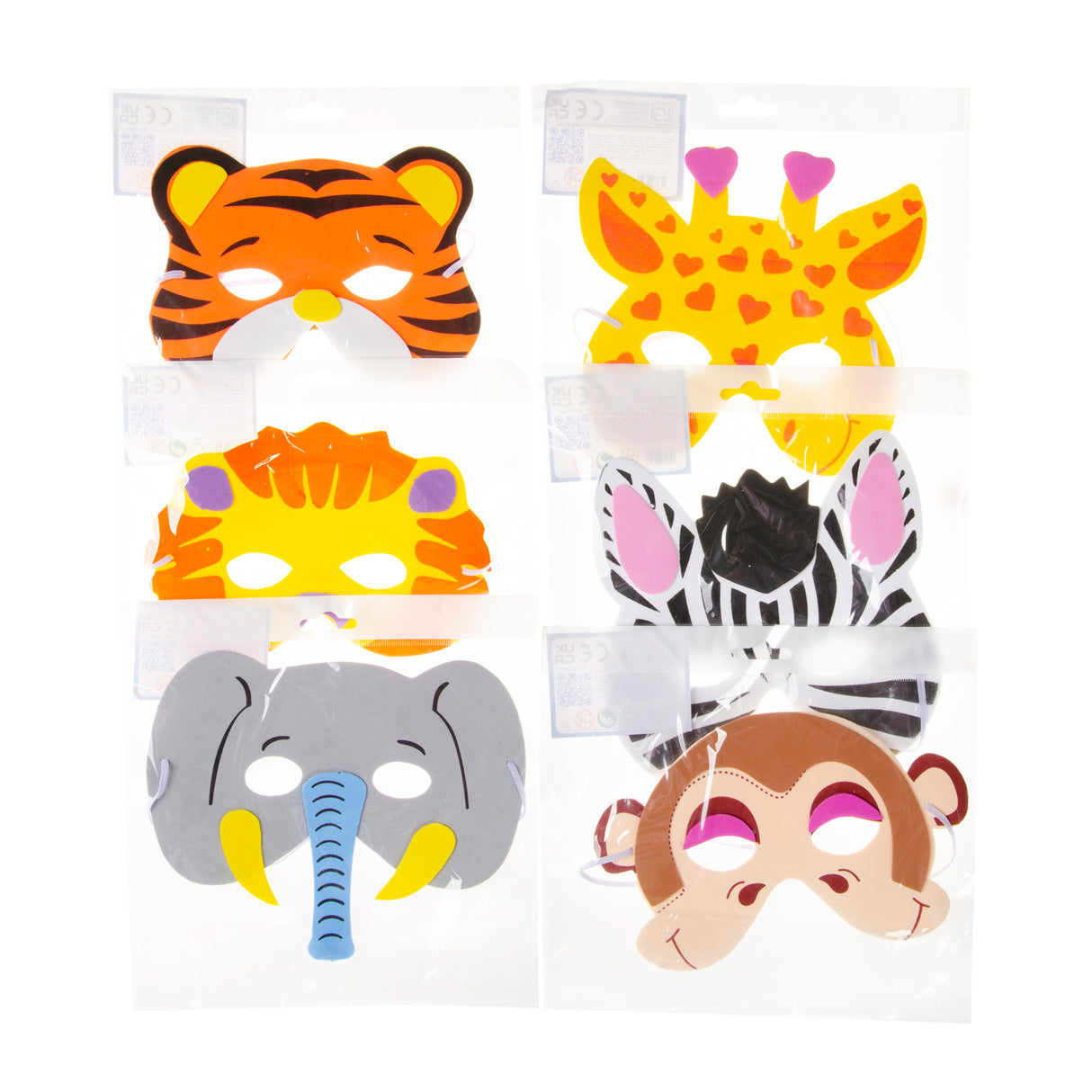 Masque en mousse Duckiez animal sauvage