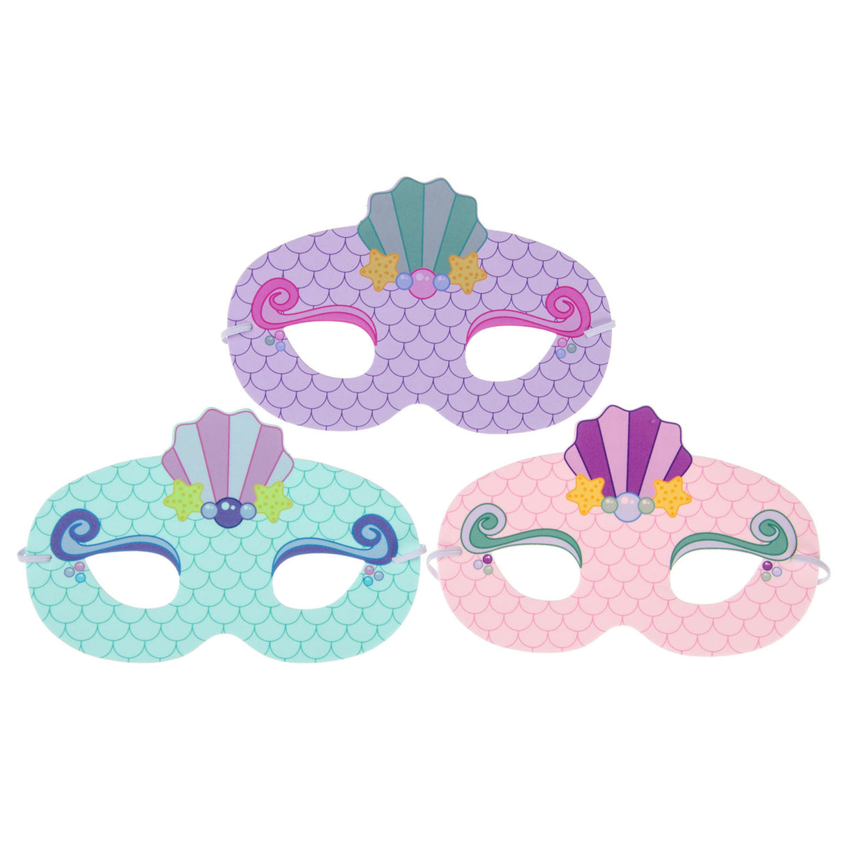 Masque en mousse Duckiez sirène