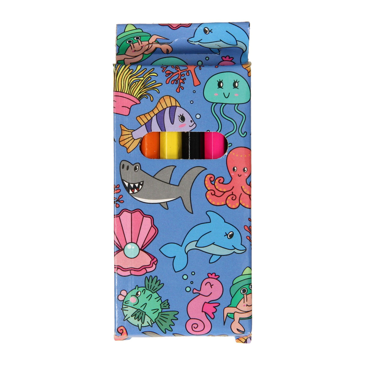 Crayons de couleur Duckiez monde sous-marin, 6 pcs.