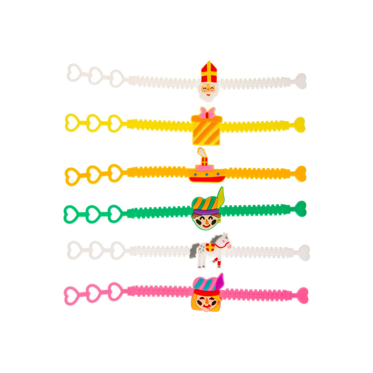 Bracelets Duckiez Sinterklaas, lot de 12 pcs.