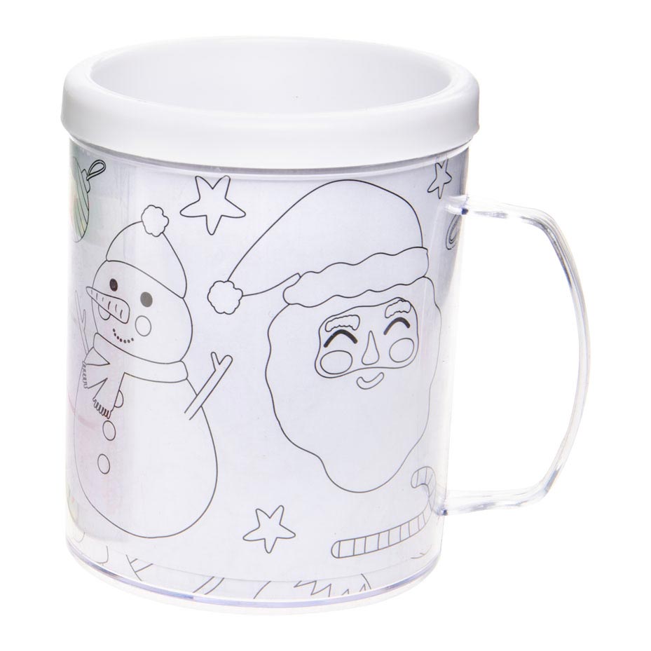 Colorez votre propre tasse de Noël