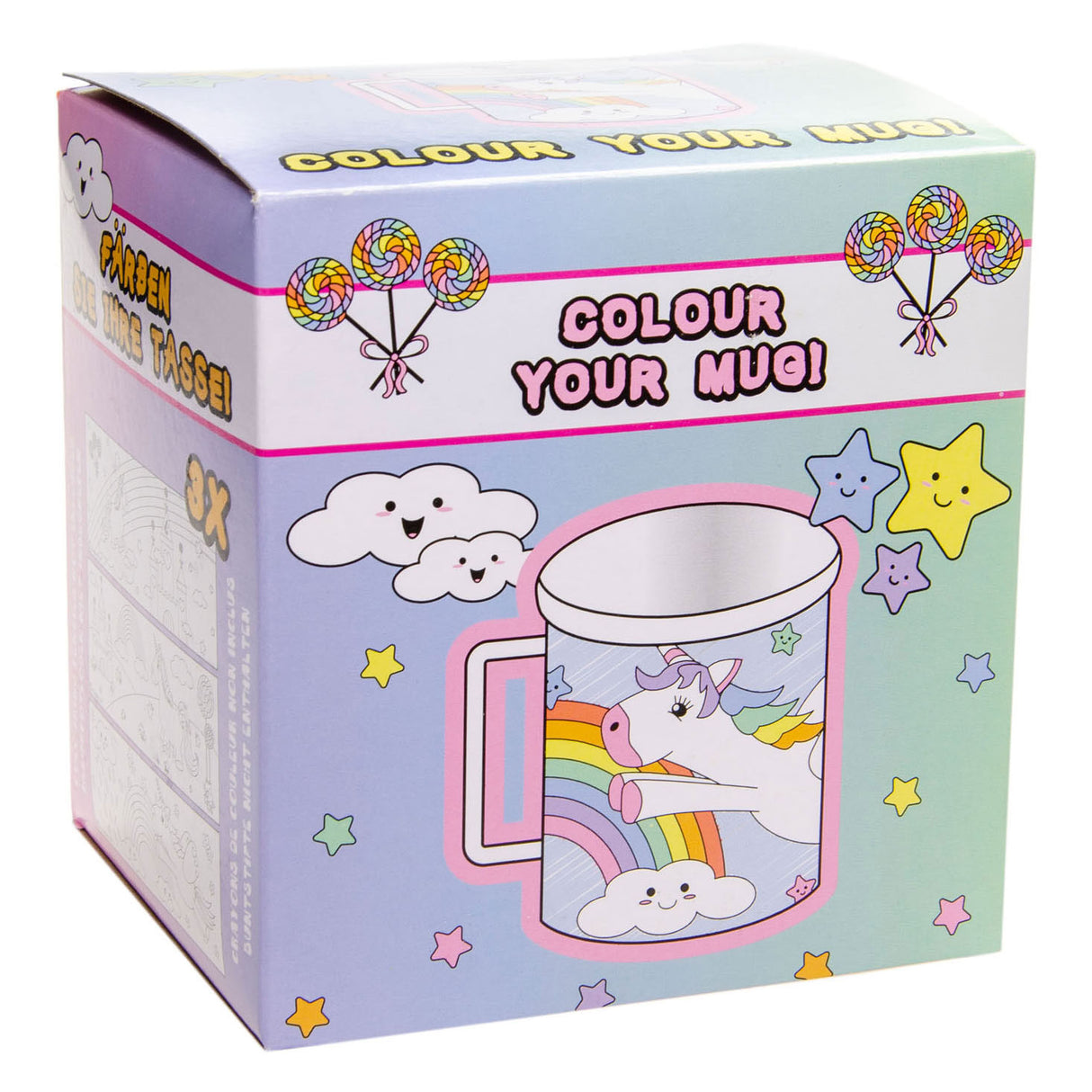 Colorie ta propre tasse Licorne