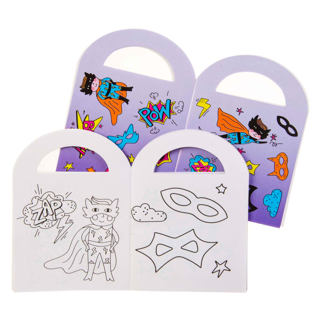 Livre de coloriage Duckiez avec autocollants de super-héros