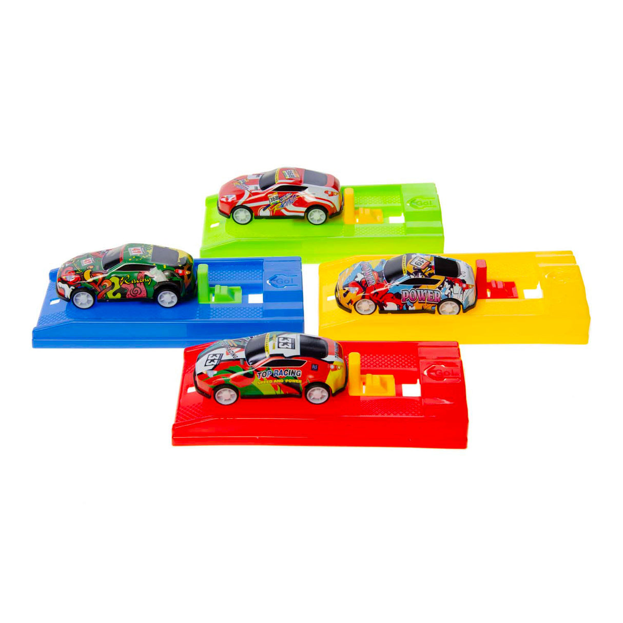 Voiture en métal Duckiez avec piste de course de tir