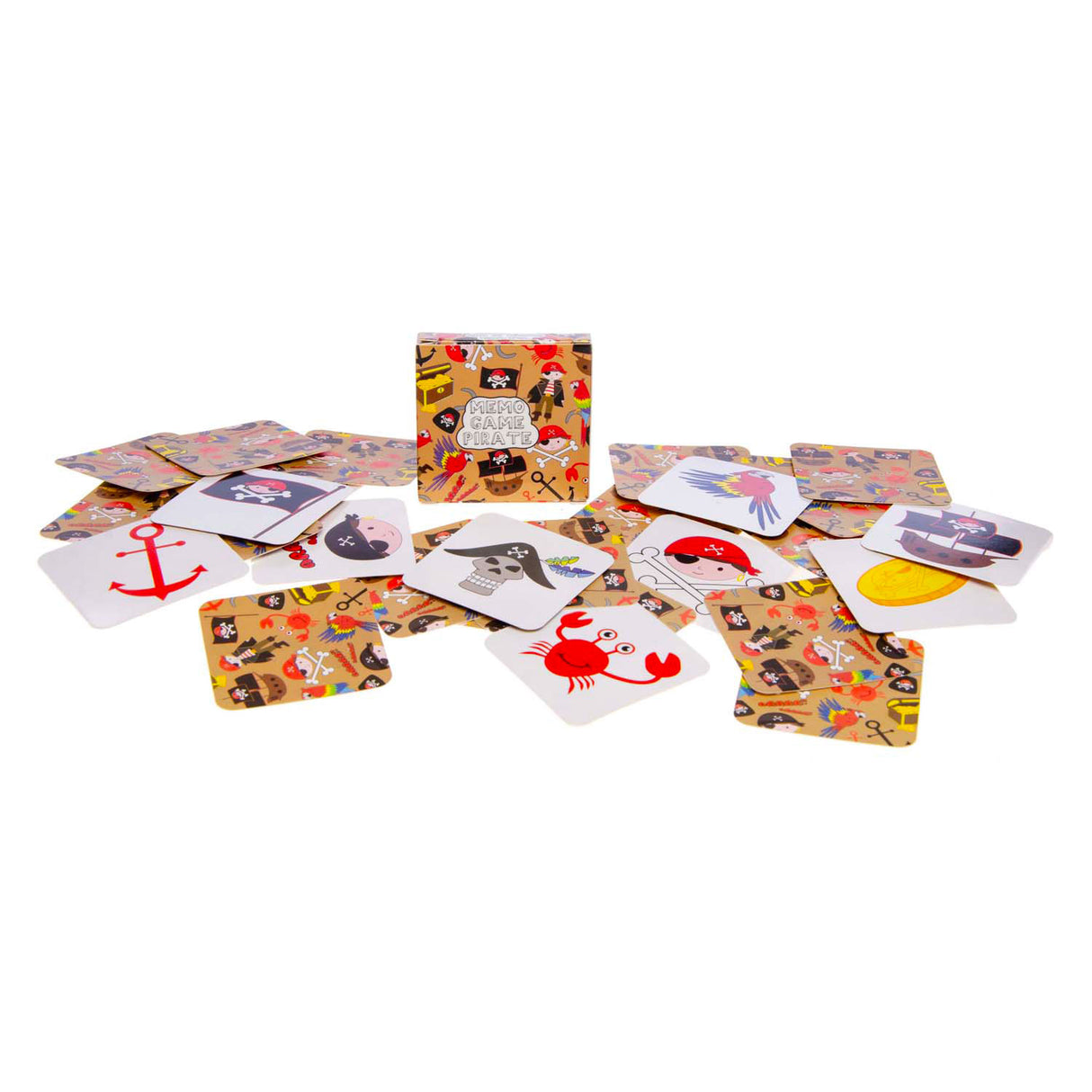 Duckiez mini jeu mémo pirate, 28 cartes