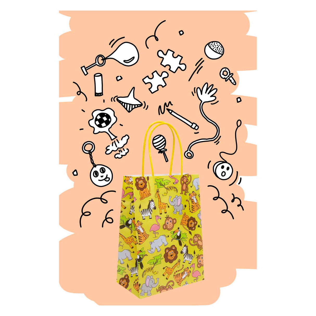 Sac cadeau Duckiez animaux sauvages