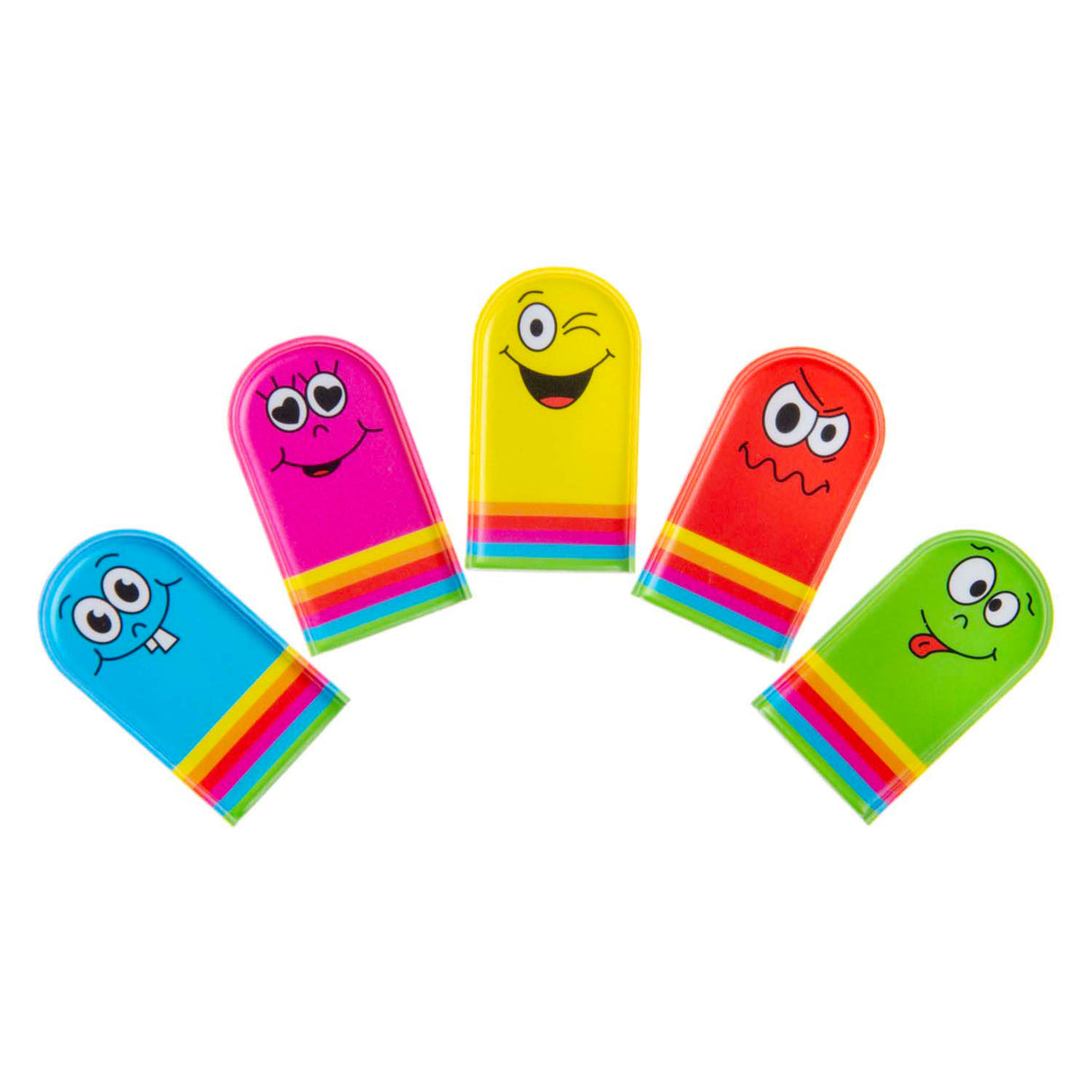 Visages de marionnettes à doigts Duckiez, 5 pcs.