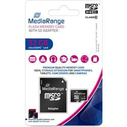 Carte Micro SDHC Media Range MR959 32 Go noir
