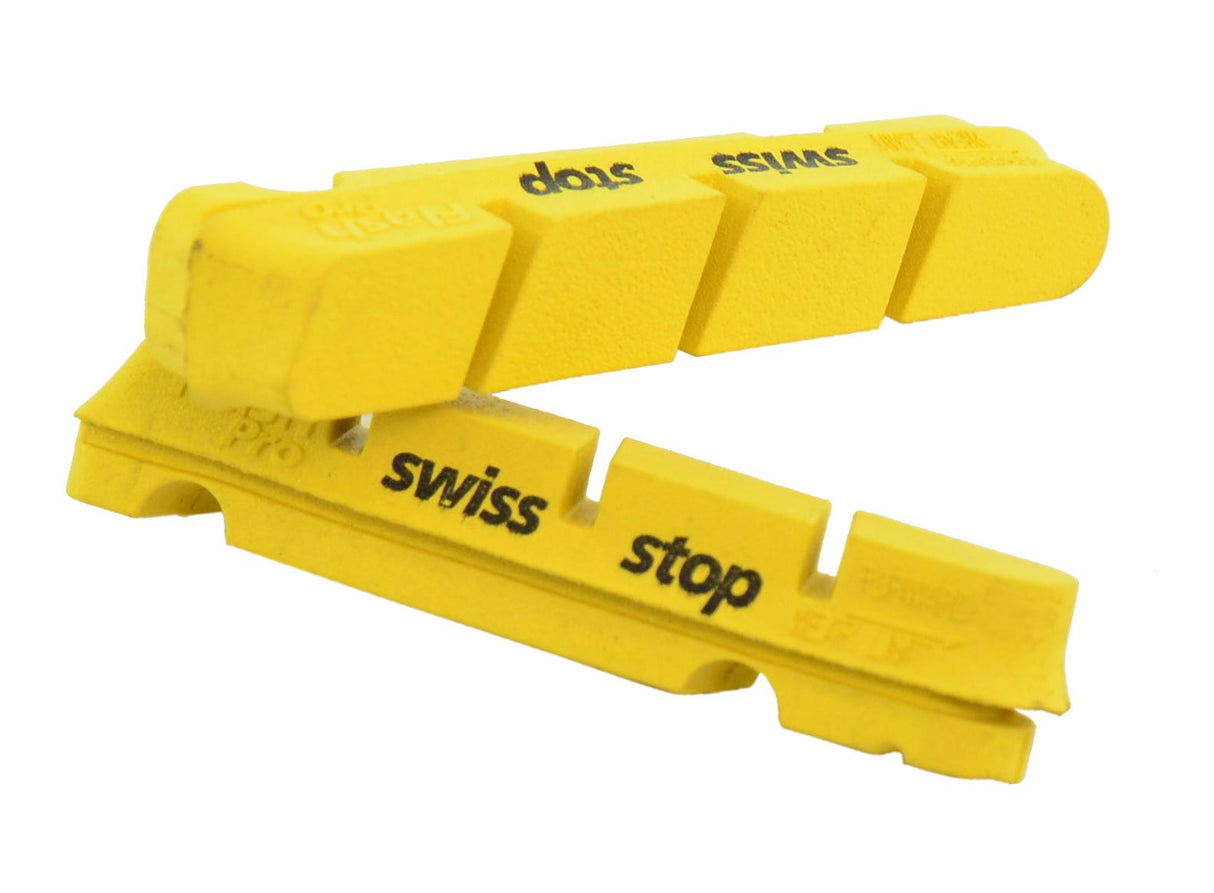 Swissstop - jeu de plaquettes de frein flash pro jaune roi - cale sram