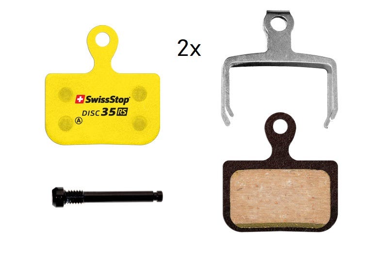 Sram swissstop paire de plaquettes de frein à disque fair disc 35 rs 2x1 paire