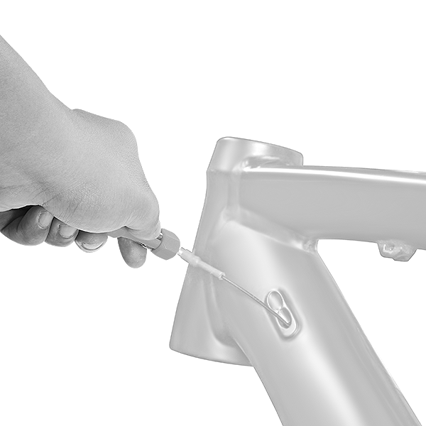 Guide-câble rétractable M-wave Tools, orange