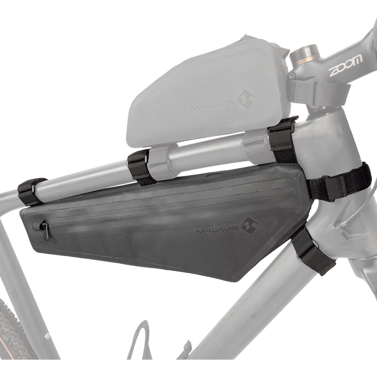 Sacoche de cadre M-wave Rough Ride II 2,1 litres - noir