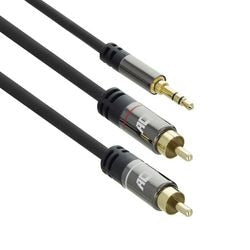 Câble de connexion audio act noir ac3605