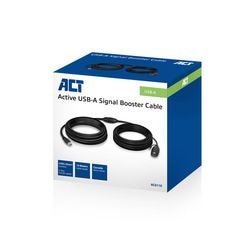 Câble booster USB acte noir ac6110