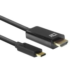 Câble USB-C vers HDMI acte noir ac7315