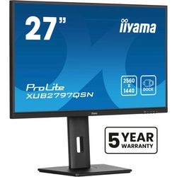 Moniteur iiyama prolite noir 209,5 mm x 613,5 mm x 550,5 mm