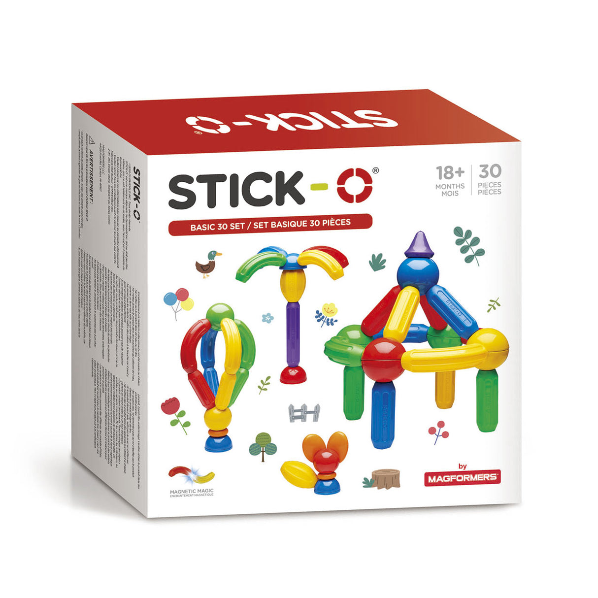 Set de base Stick-o, 30 pièces.