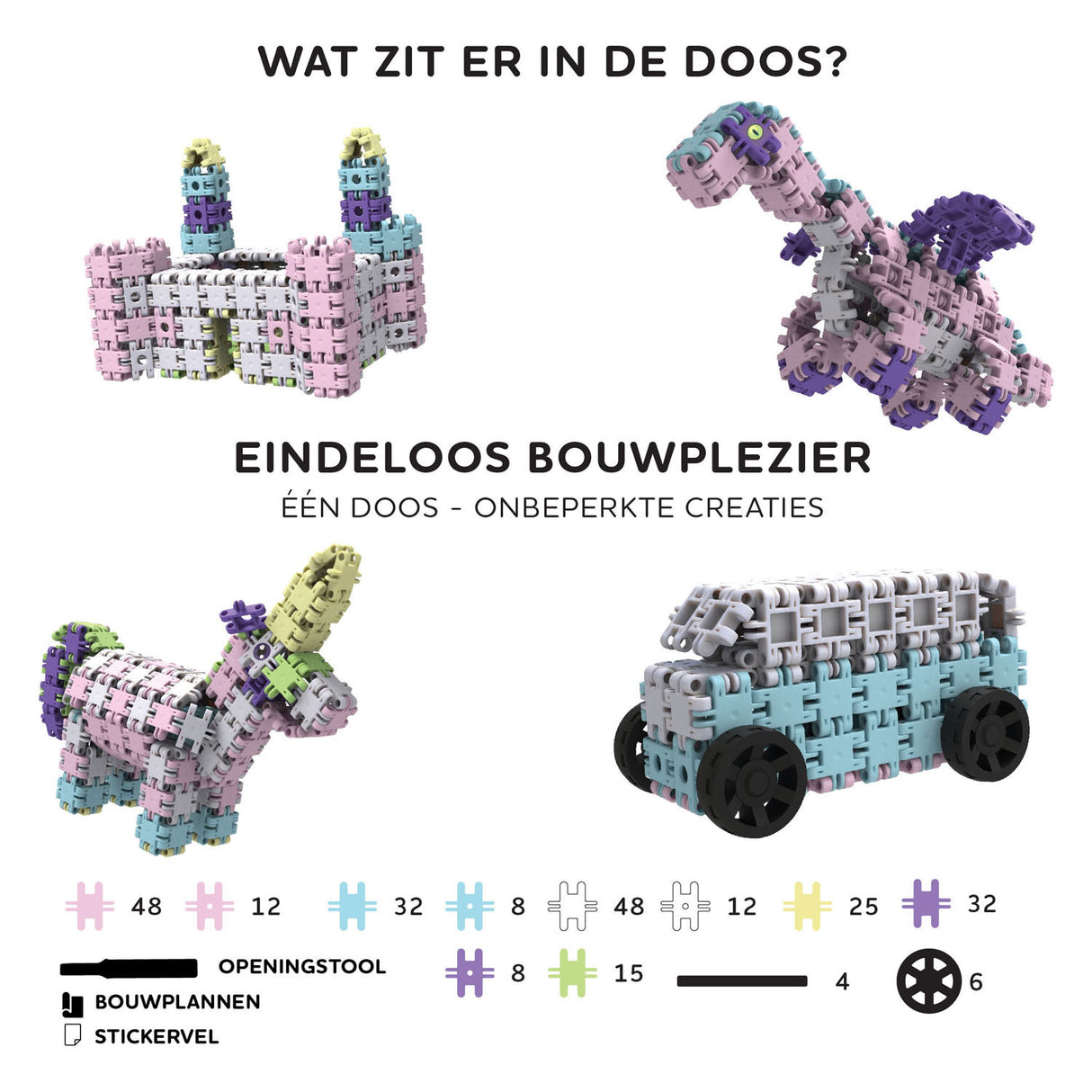 Clics nano - constructeurs fantastiques, 250 pcs.