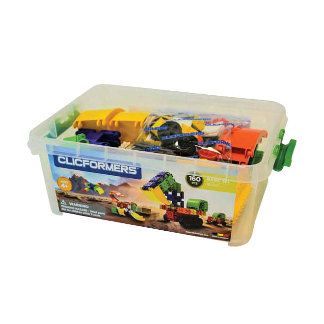 Clics clicformers set de base, 160 pcs.