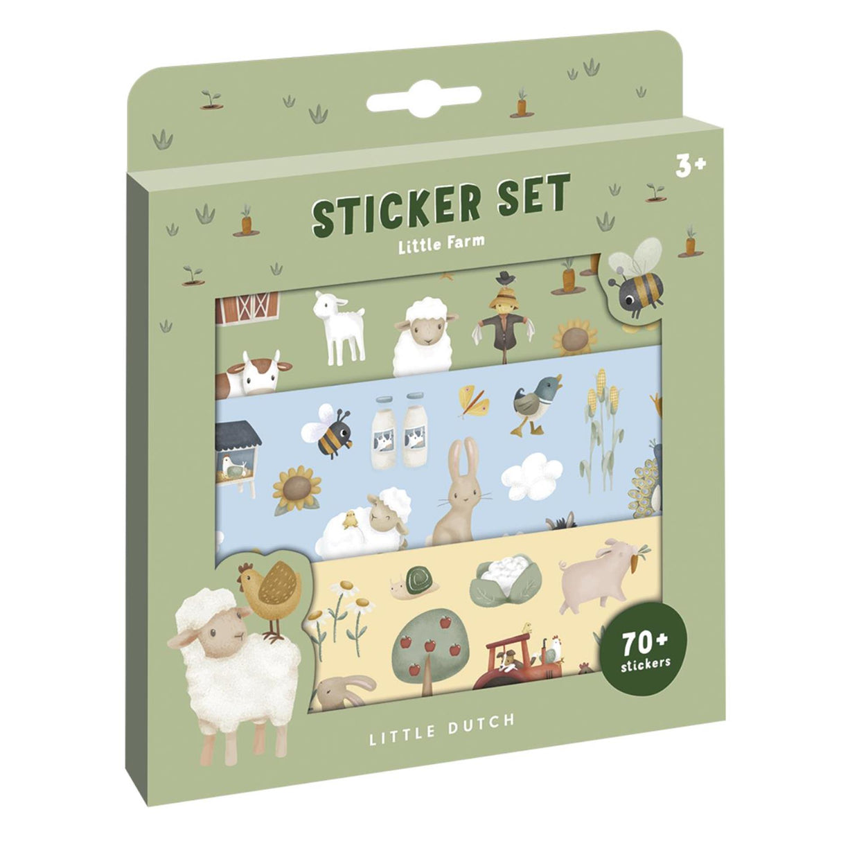 Petite ferme d'autocollants hollandais