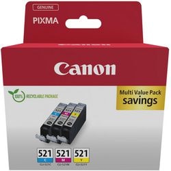 Cartouche d'encre canon 2934b016 521 cyan, jaune, magenta