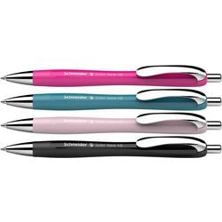 Stylo à bille Schneider instruments d'écriture Schneider - slider rave tendance - plume xb - boîte assortie 3 + 1 offerte - s-132564