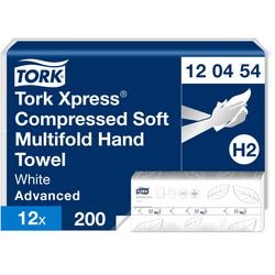 Tork xpress 120454 serviette douce multiplis-m avancée 2 couches blanc