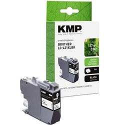 Cartouche d'encre kmp compatible brother lc421xlbk noir