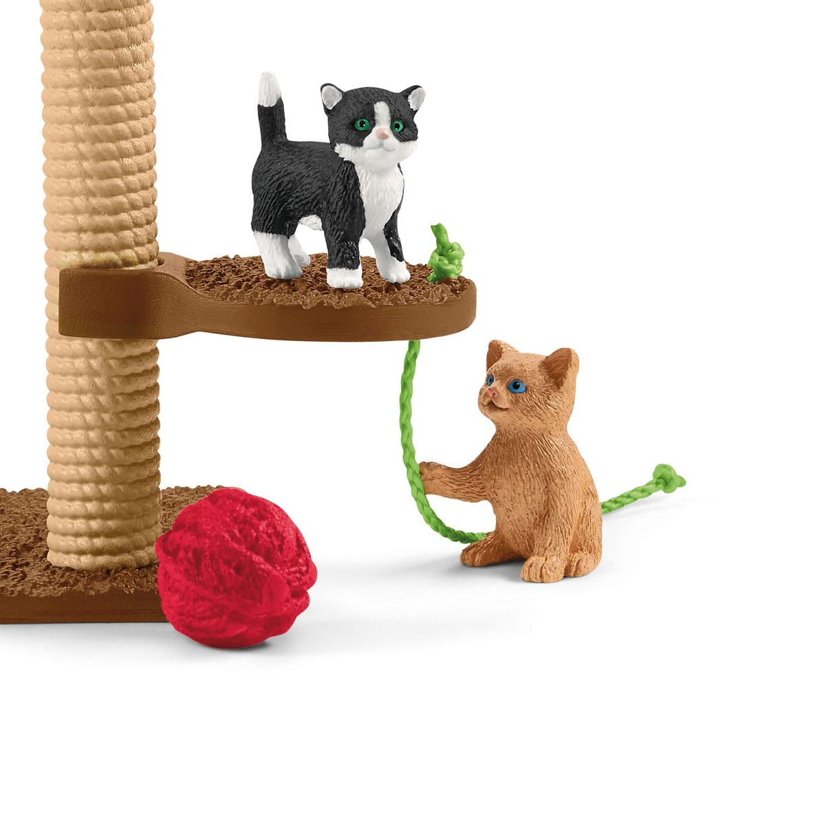Schleich monde de la ferme récréation pour chats et chats mignons 42501