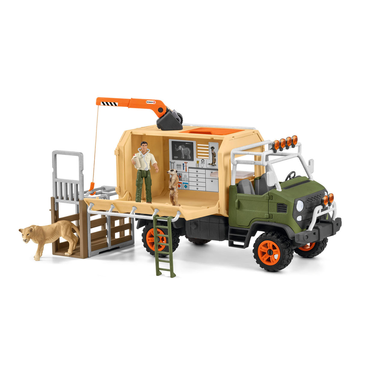 Schleich Wild Life Camion de sauvetage pour grands animaux 42475
