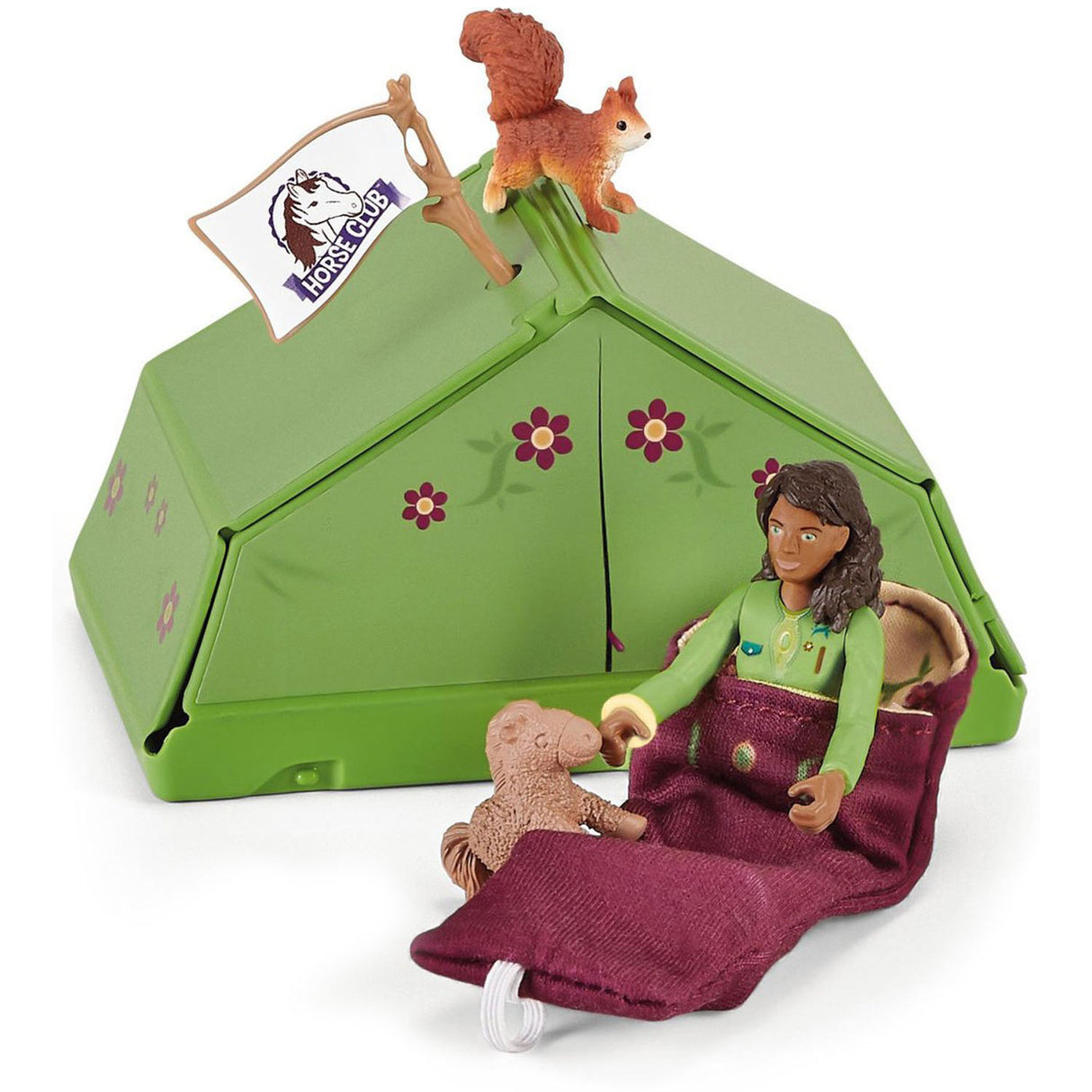 Club équestre Schleich Le voyage de camping de Sarah 42533