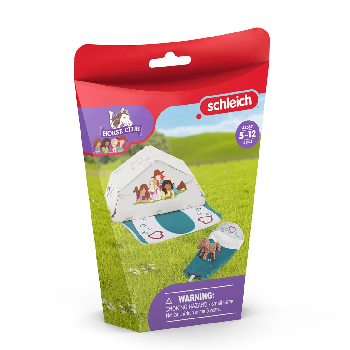 Schleich club équestre accessoires camping 42537