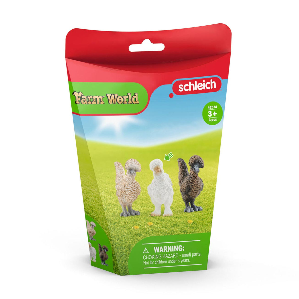 Schleich Farm World Chicken Friends - Ensemble de figurines de jeu - Jouets pour enfants pour garçons et filles - 42574