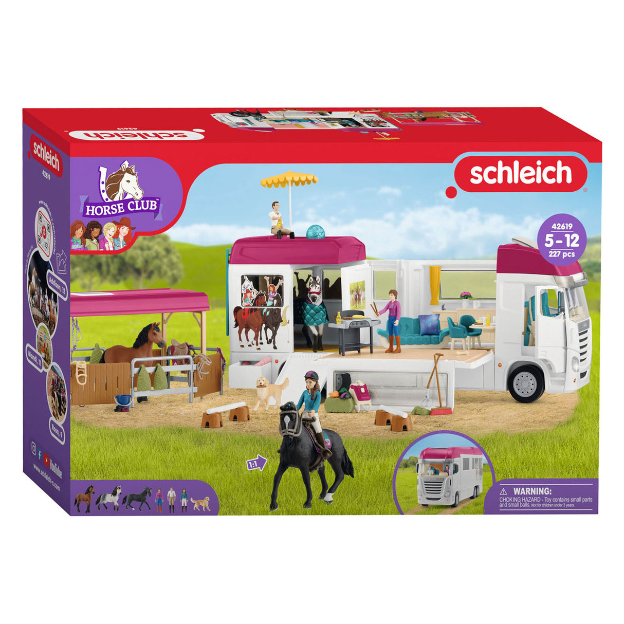 Camion à chevaux Schleich Horse Club 42619
